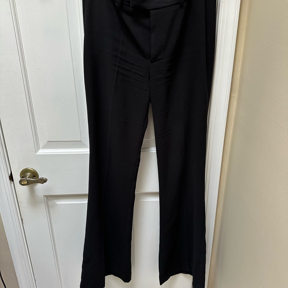 Zara Black Boot Cut Flare Pants